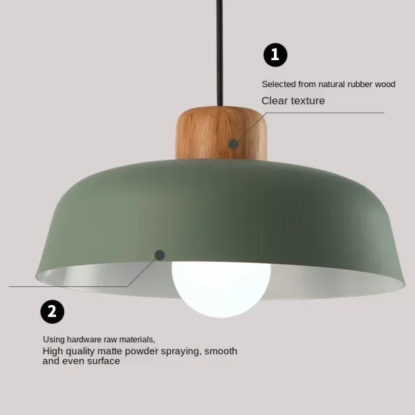 Nordic style chandelier restaurant kitchen bar study bedroom minimalist modern creative personalized chandelier decor lamps - Image 3