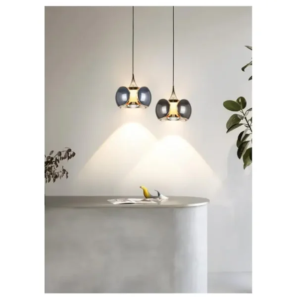 Nordic bedroom, living room, pendant light, modern minimalist bar, dining room, attic, indoor adjustable small pendant light - Image 4
