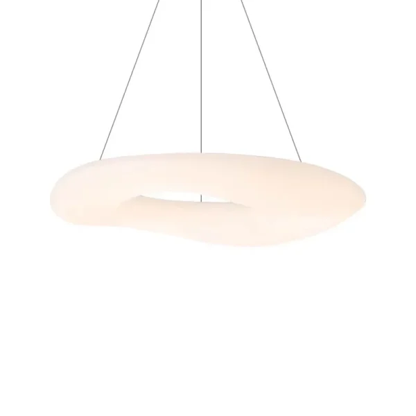 Nordic Minimalist Cloud Pendant Lights Living Room Bedroom Chandelier Children's Room Designer Creative Doughnut Pendant Lamp - Image 2