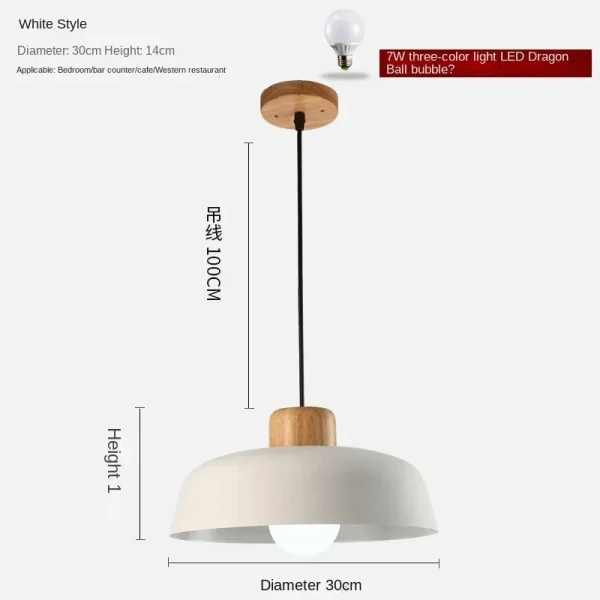 Nordic style chandelier restaurant kitchen bar study bedroom minimalist modern creative personalized chandelier decor lamps - Image 5