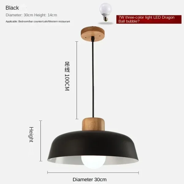 Nordic style chandelier restaurant kitchen bar study bedroom minimalist modern creative personalized chandelier decor lamps - Image 6