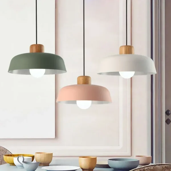 Nordic style chandelier restaurant kitchen bar study bedroom minimalist modern creative personalized chandelier decor lamps - Image 2